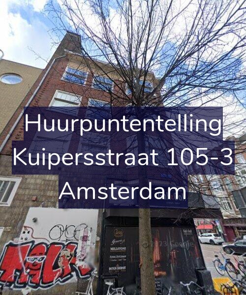 Foto gevel Huurpuntentelling voor Kuipersstraat 105-3, Amsterdam
