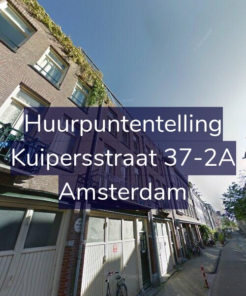 Foto gevel Huurpuntentelling voor Kuipersstraat 37-2A, Amsterdam