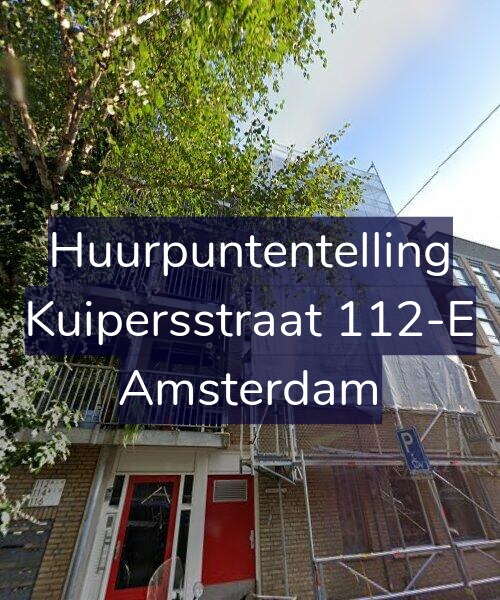 Foto gevel Huurpuntentelling voor Kuipersstraat 112-E, Amsterdam