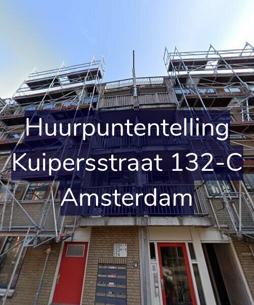 Foto gevel Huurpuntentelling voor Kuipersstraat 132-C, Amsterdam