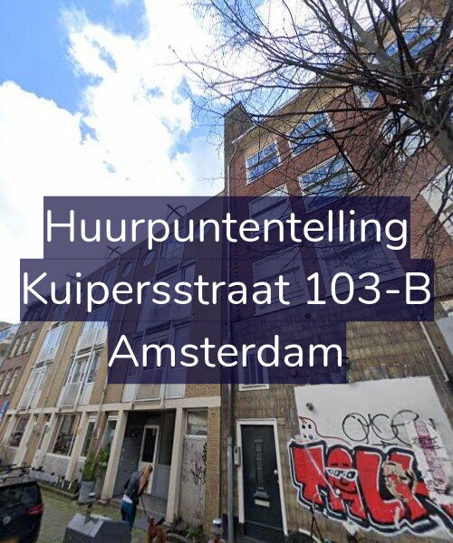 Foto gevel Huurpuntentelling voor Kuipersstraat 103-B, Amsterdam
