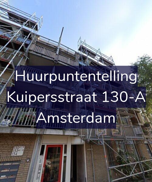 Foto gevel Huurpuntentelling voor Kuipersstraat 130-A, Amsterdam