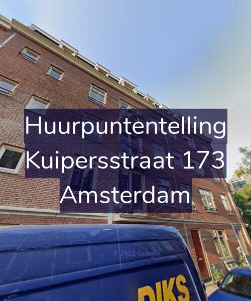 Foto gevel Huurpuntentelling voor Kuipersstraat 173, Amsterdam