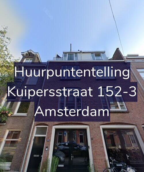 Foto gevel Huurpuntentelling voor Kuipersstraat 152-3, Amsterdam