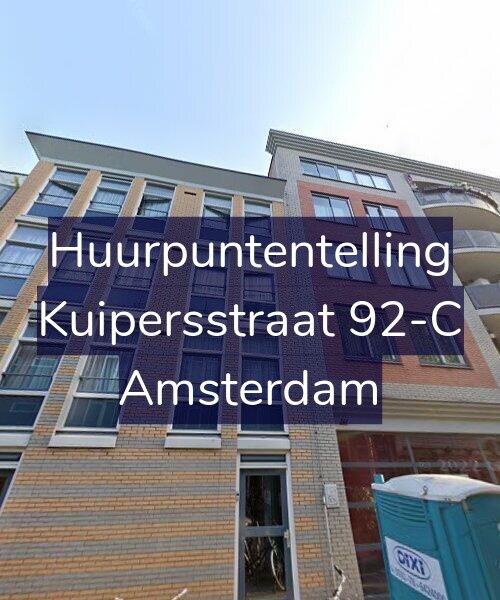 Foto gevel Huurpuntentelling voor Kuipersstraat 92-C, Amsterdam