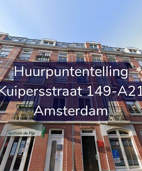 Foto gevel Huurpuntentelling voor Kuipersstraat 149-A21, Amsterdam