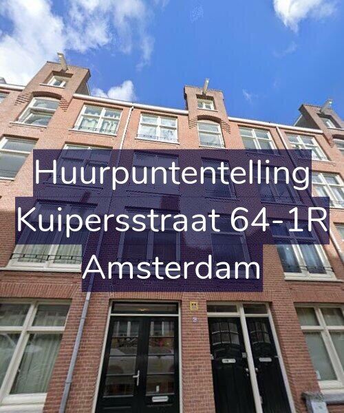 Foto gevel Huurpuntentelling voor Kuipersstraat 64-1R, Amsterdam