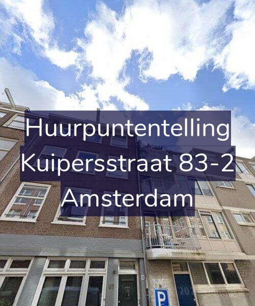 Foto gevel Huurpuntentelling voor Kuipersstraat 83-2, Amsterdam