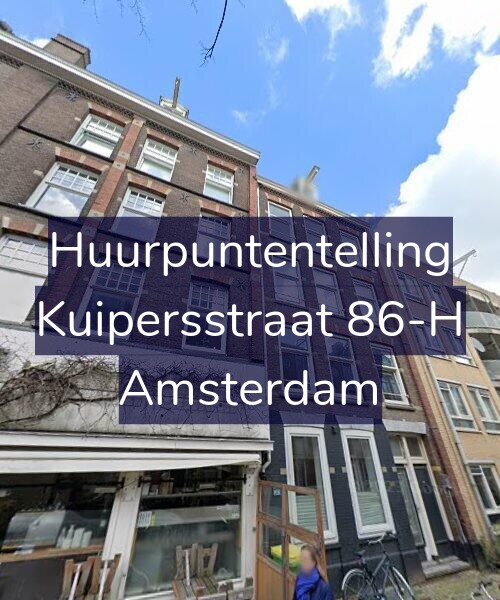 Foto gevel Huurpuntentelling voor Kuipersstraat 86-H, Amsterdam