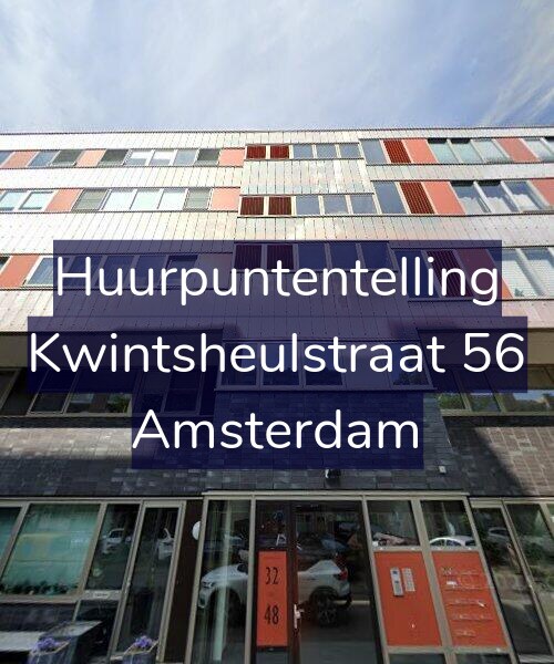 Foto gevel Huurpuntentelling voor Kwintsheulstraat 56, Amsterdam