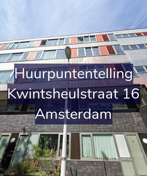 Foto gevel Huurpuntentelling voor Kwintsheulstraat 16, Amsterdam