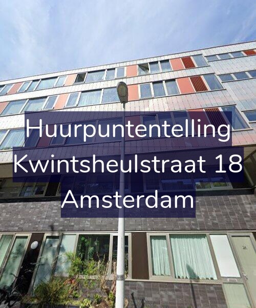 Foto gevel Huurpuntentelling voor Kwintsheulstraat 18, Amsterdam