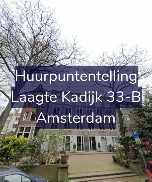 Foto gevel Huurpuntentelling voor Laagte Kadijk 33-B, Amsterdam