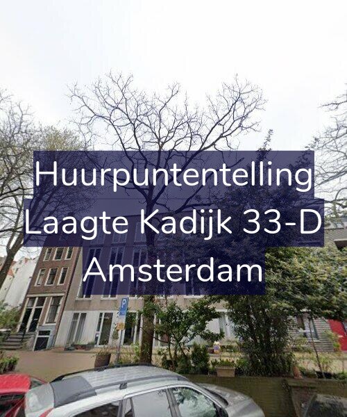 Foto gevel Huurpuntentelling voor Laagte Kadijk 33-D, Amsterdam