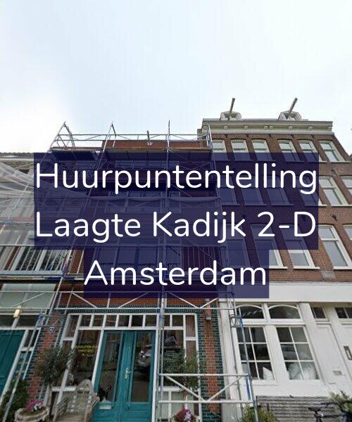 Foto gevel Huurpuntentelling voor Laagte Kadijk 2-D, Amsterdam