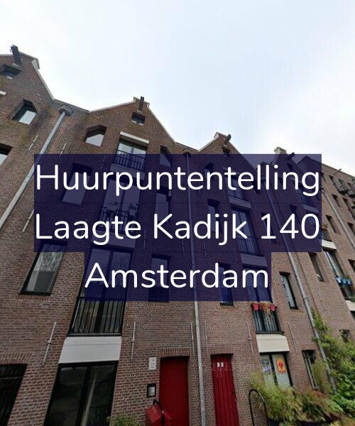 Foto gevel Huurpuntentelling voor Laagte Kadijk 140, Amsterdam