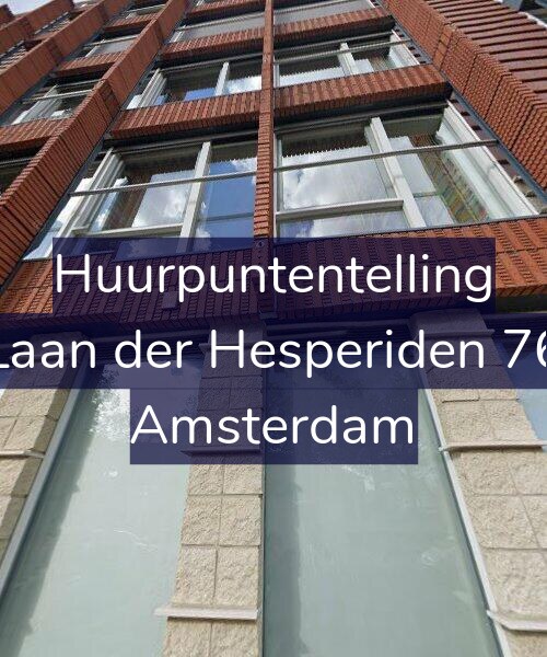 Foto gevel Huurpuntentelling voor Laan der Hesperiden 76, Amsterdam