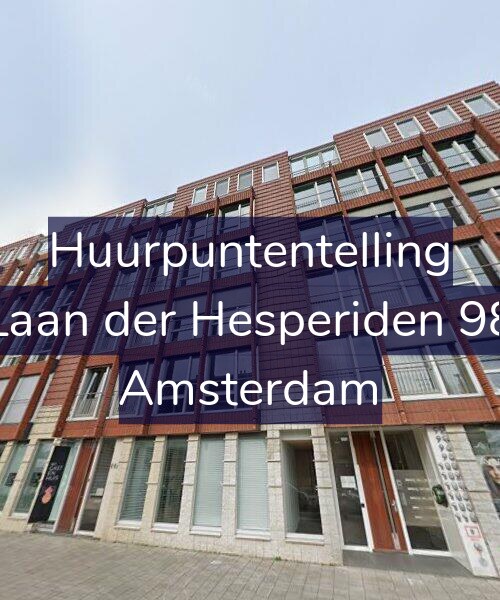 Foto gevel Huurpuntentelling voor Laan der Hesperiden 98, Amsterdam