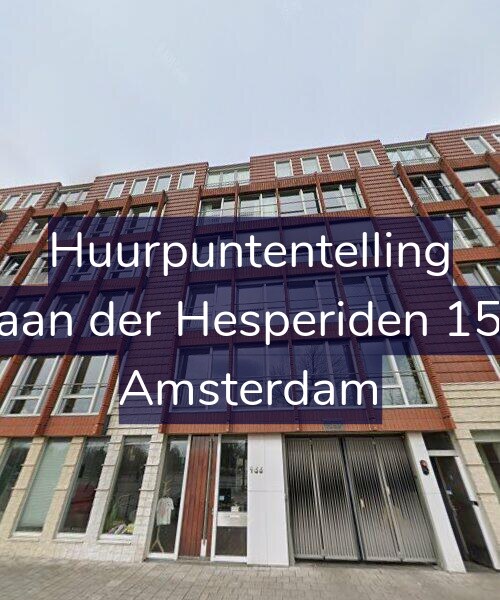 Foto gevel Huurpuntentelling voor Laan der Hesperiden 158, Amsterdam
