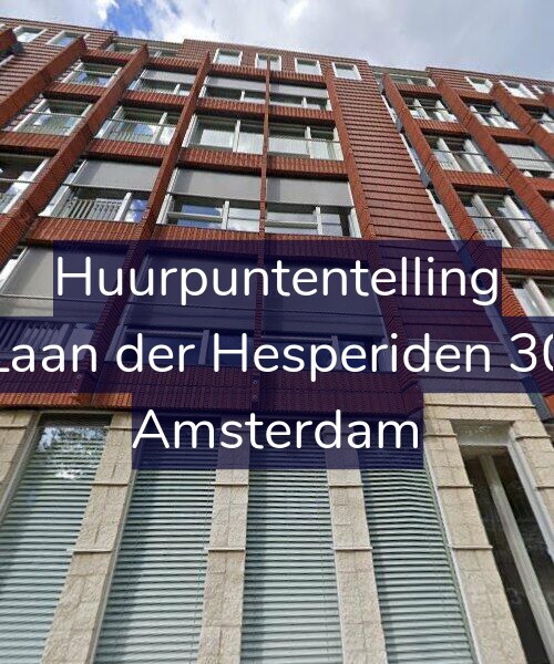 Foto gevel Huurpuntentelling voor Laan der Hesperiden 30, Amsterdam