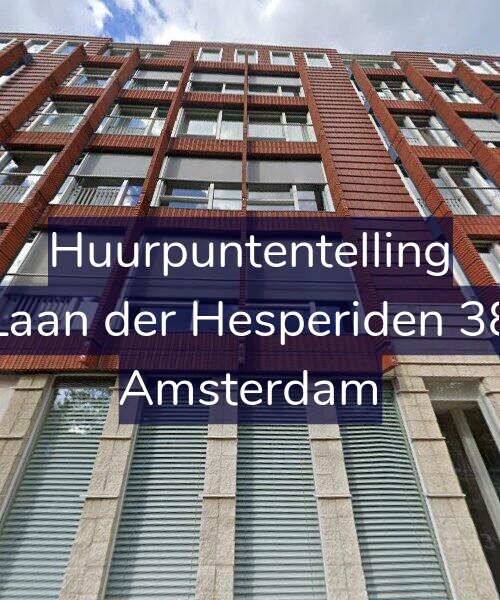 Foto gevel Huurpuntentelling voor Laan der Hesperiden 38, Amsterdam