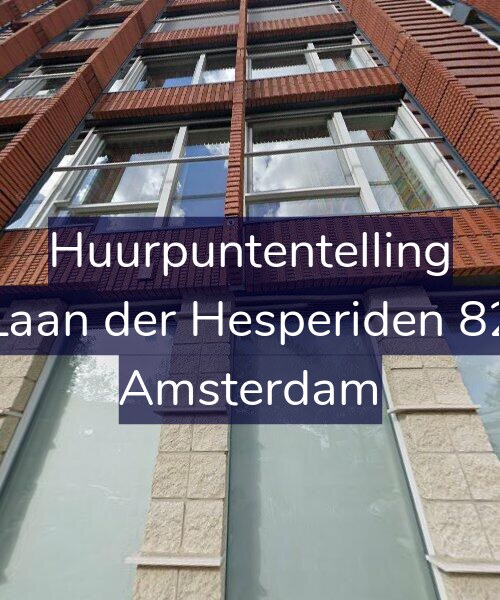 Foto gevel Huurpuntentelling voor Laan der Hesperiden 82, Amsterdam