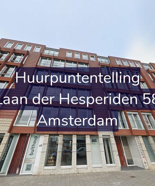 Foto gevel Huurpuntentelling voor Laan der Hesperiden 58, Amsterdam