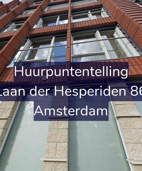 Foto gevel Huurpuntentelling voor Laan der Hesperiden 86, Amsterdam