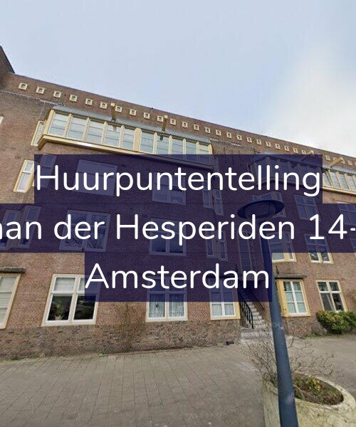 Foto gevel Huurpuntentelling voor Laan der Hesperiden 14-H, Amsterdam