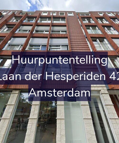 Foto gevel Huurpuntentelling voor Laan der Hesperiden 42, Amsterdam