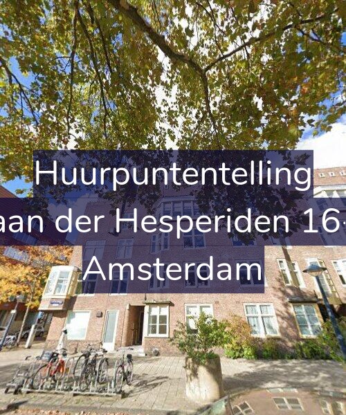 Foto gevel Huurpuntentelling voor Laan der Hesperiden 16-3, Amsterdam