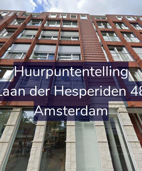 Foto gevel Huurpuntentelling voor Laan der Hesperiden 48, Amsterdam