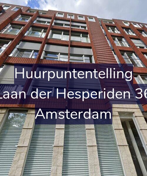 Foto gevel Huurpuntentelling voor Laan der Hesperiden 36, Amsterdam