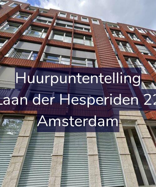 Foto gevel Huurpuntentelling voor Laan der Hesperiden 22, Amsterdam