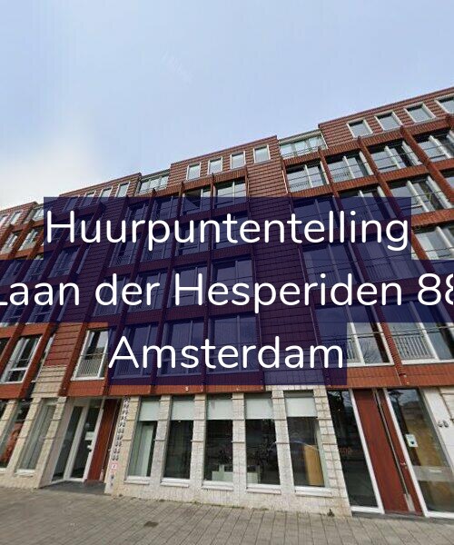Foto gevel Huurpuntentelling voor Laan der Hesperiden 88, Amsterdam