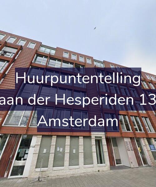 Foto gevel Huurpuntentelling voor Laan der Hesperiden 132, Amsterdam