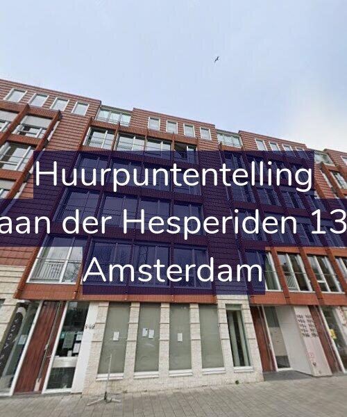 Foto gevel Huurpuntentelling voor Laan der Hesperiden 136, Amsterdam