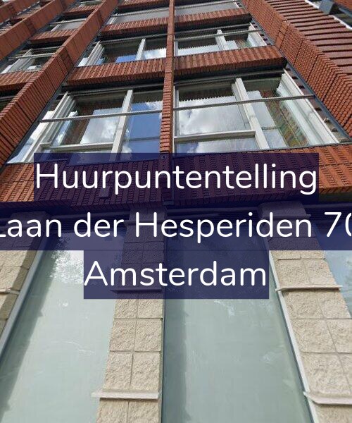 Foto gevel Huurpuntentelling voor Laan der Hesperiden 70, Amsterdam