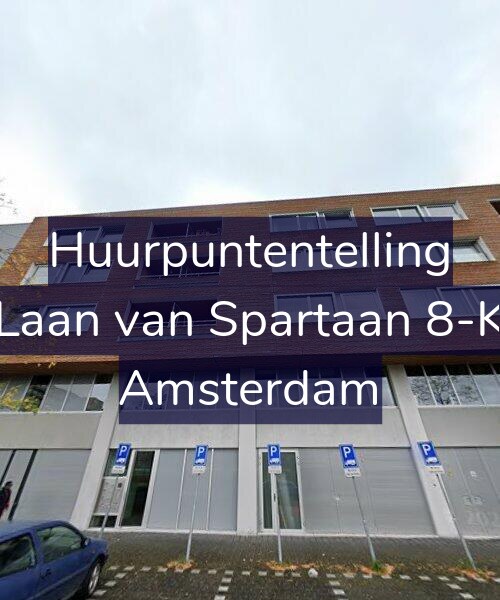 Foto gevel Huurpuntentelling voor Laan van Spartaan 8-K, Amsterdam