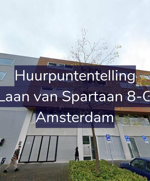 Foto gevel Huurpuntentelling voor Laan van Spartaan 8-G, Amsterdam