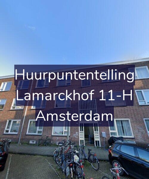 Foto gevel Huurpuntentelling voor Lamarckhof 11-H, Amsterdam
