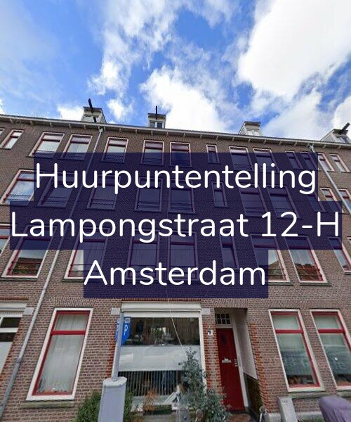 Foto gevel Huurpuntentelling voor Lampongstraat 12-H, Amsterdam