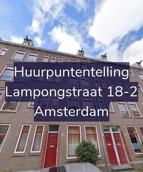 Foto gevel Huurpuntentelling voor Lampongstraat 18-2, Amsterdam