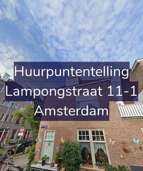 Foto gevel Huurpuntentelling voor Lampongstraat 11-1, Amsterdam