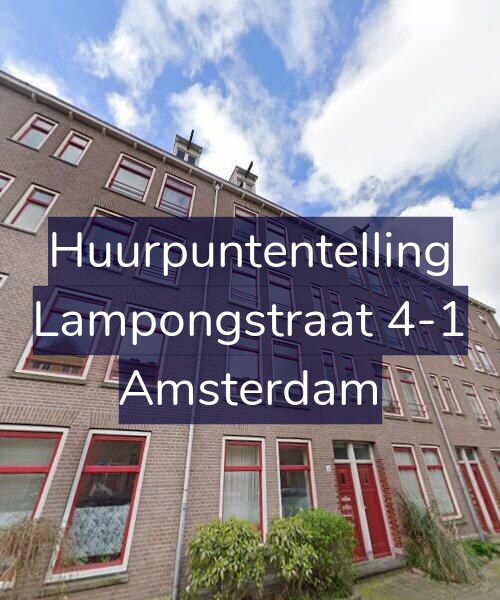 Foto gevel Huurpuntentelling voor Lampongstraat 4-1, Amsterdam