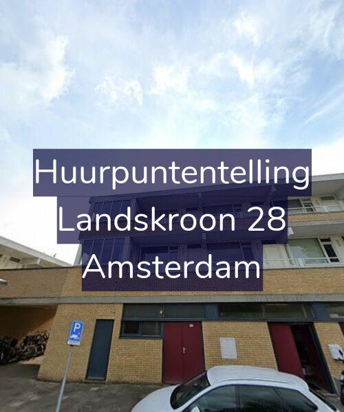 Foto gevel Huurpuntentelling voor Landskroon 28, Amsterdam