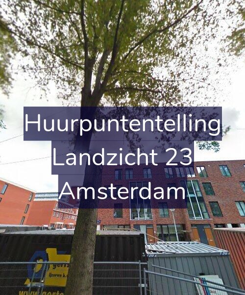 Foto gevel Huurpuntentelling voor Landzicht 29, Amsterdam