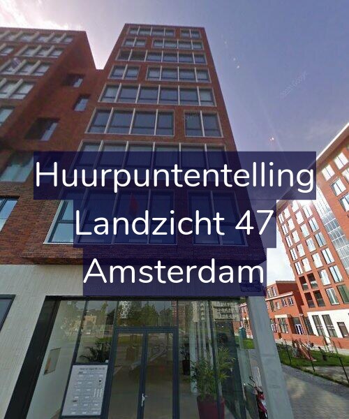 Foto gevel Huurpuntentelling voor Landzicht 5, Amsterdam