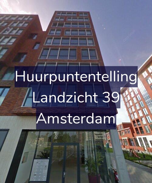 Foto gevel Huurpuntentelling voor Landzicht 13, Amsterdam