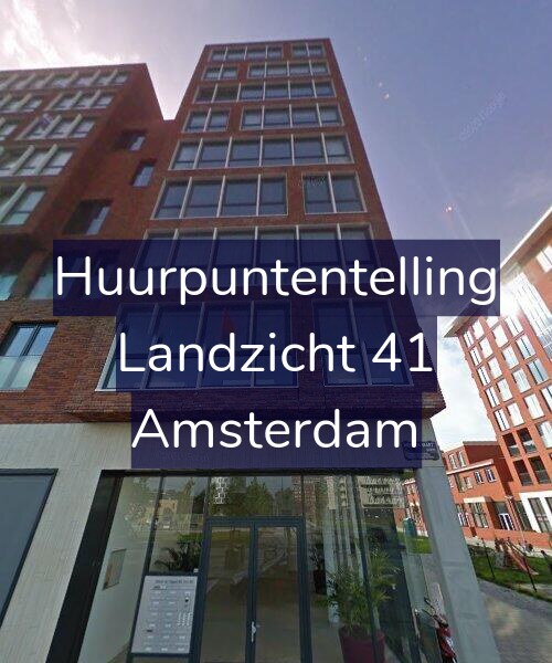 Foto gevel Huurpuntentelling voor Landzicht 15, Amsterdam